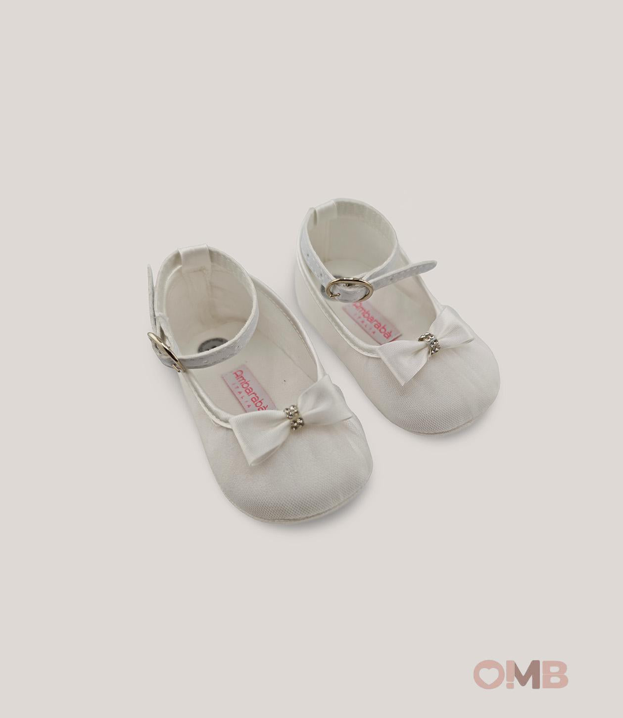 Scarpe neonata AMBARABA' SF4121 Bianche SF4121 BIANCO AMBARABA' 