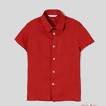 Camicia Bambino Manuel Ritz MR3045 rossa 3045 ROSSO MANUEL RITZ 