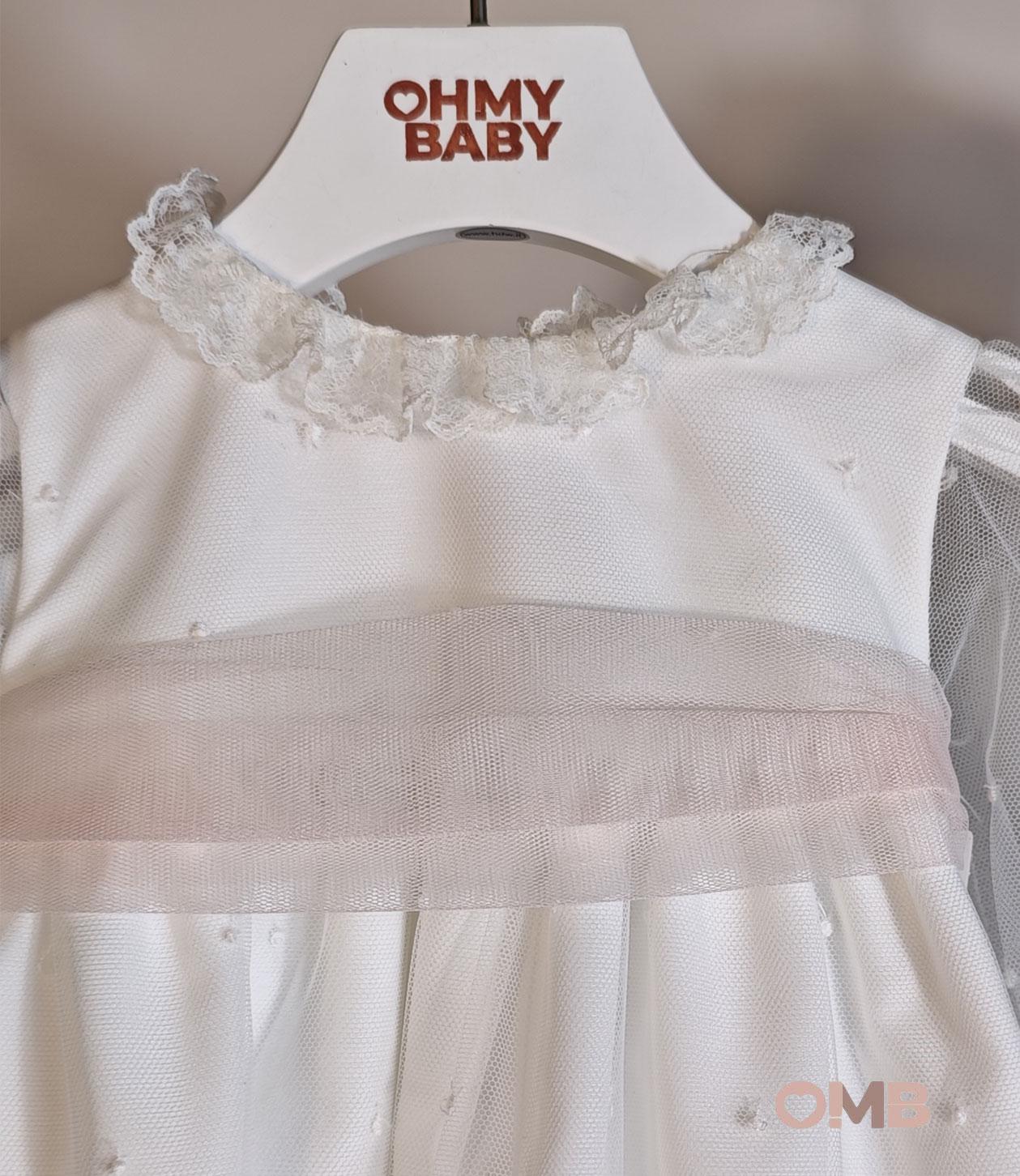 Abito NISERET neonata 5631 Beige<BR/> 5631 21 NISERET 