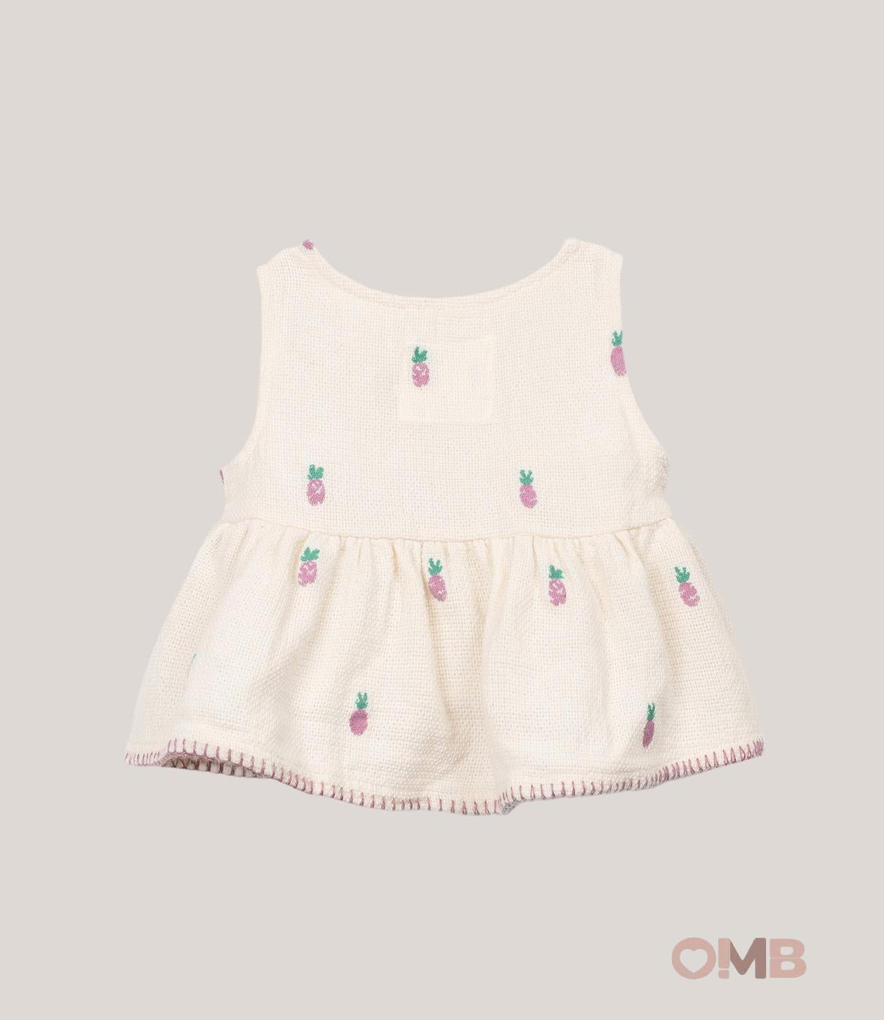Blusa neonata PLAY UP 2AS11150 Panna<BR/> 2AS11150 PANNA PLAY UP 