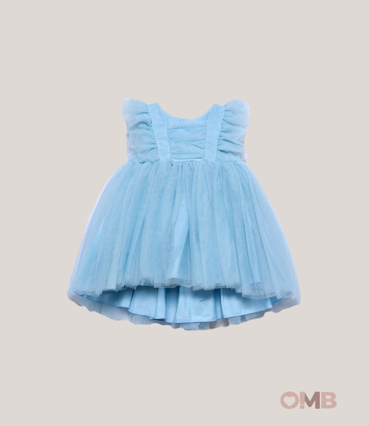 Abito ABEL&LULA neonata TULLE VOLANT 5012 Celeste 5012 CELESTE ABEL&LULA 