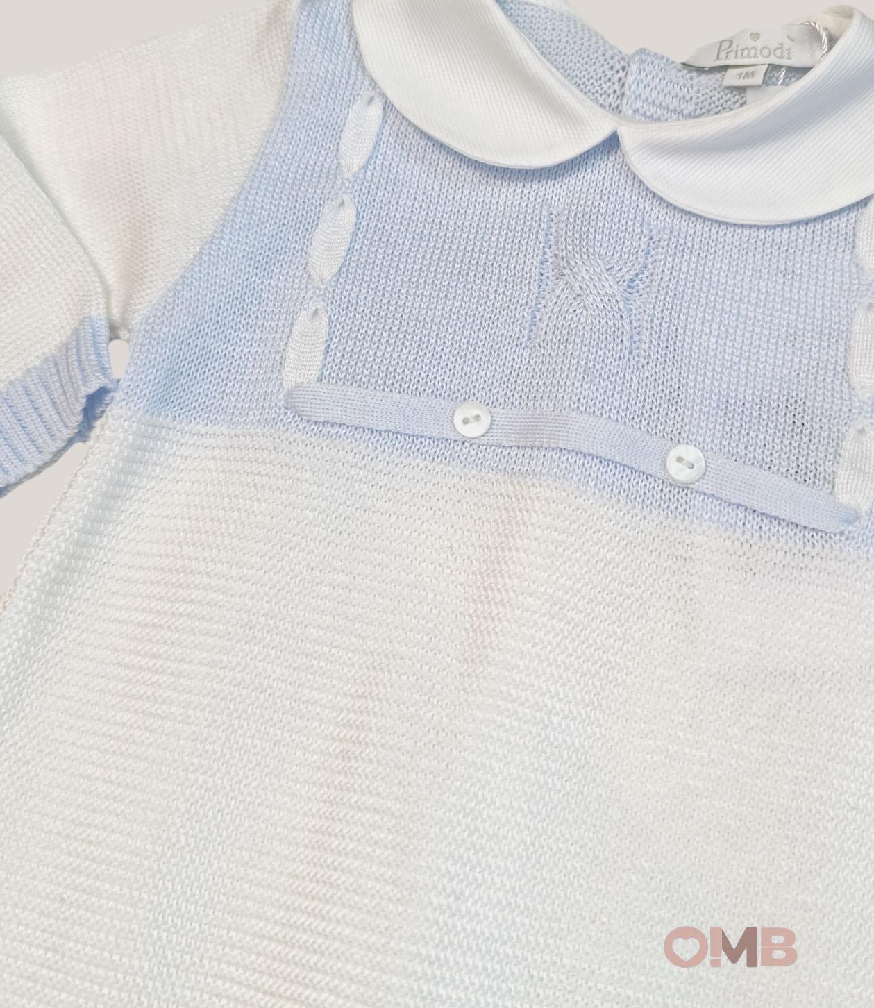 Set nascita PRIMODI BEBE neonato 3601 9 10 Bianco 3601-9-10 BIANCO-CIELO PRIMODI BEBE 