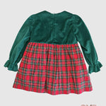 Abito AMBARABA' neonata FF36008 Rosso FF36008 TARTAN AMBARABA' 