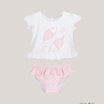 Completo neonata CALAMARO BABY 23067B Rosa 23068-B ROSA CALAMARO BABY 