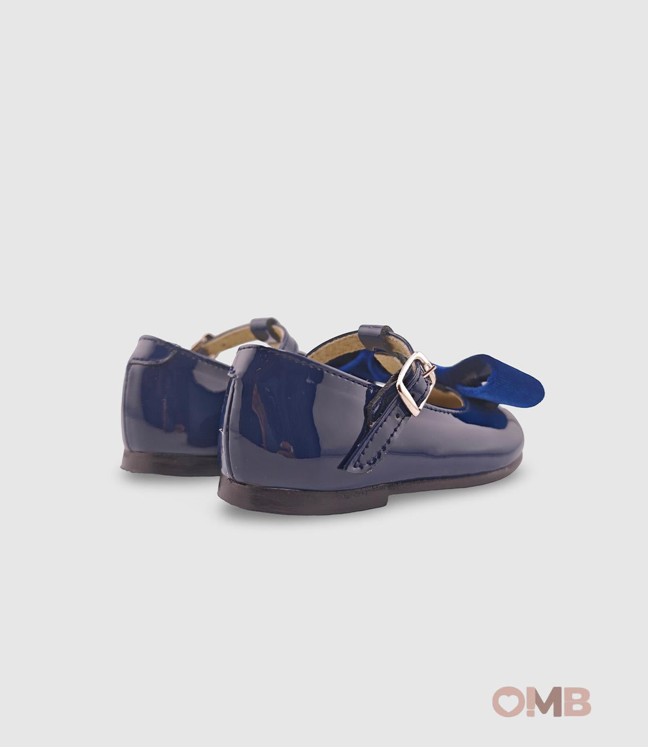 Bamboline PANYNO bambina B3302 Blu B3302 PIEL CHAROL NAVY PANYNO 