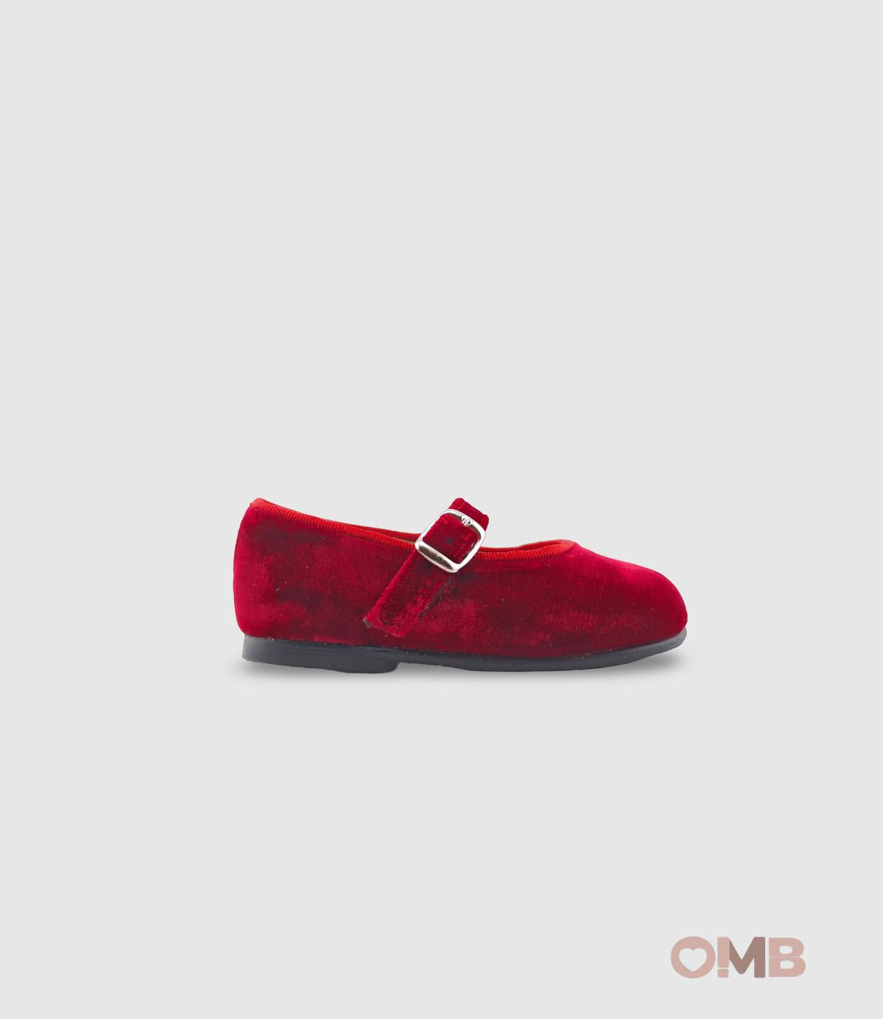 Bambolina PANYNO bambina B2601 Rossa B2601 PIEL SMART TERCIOPELO ROJO 510 PANYNO 