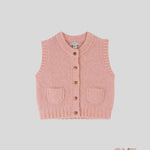 Gilet Emile et Ida bambina AC300 Rosa AC300 ROSA EMILE ET IDA 