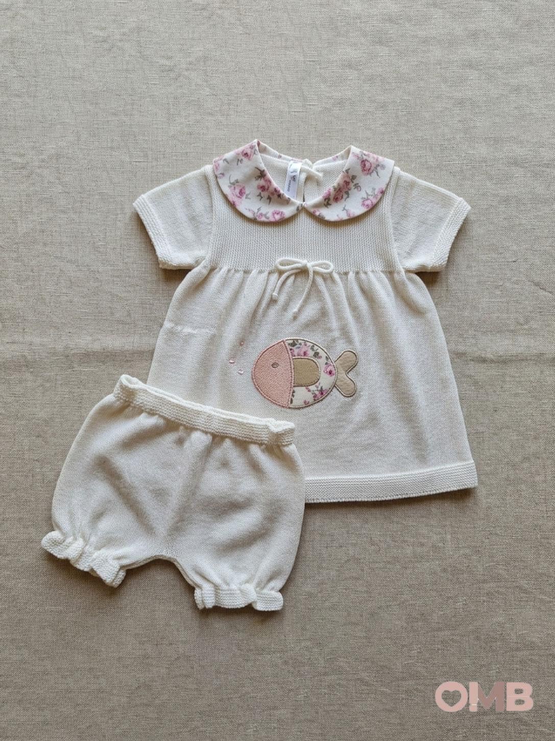 Completo neonata BABY LORD 457 Bianco 457 ROSA BABY LORD 