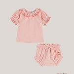 Completo EMILE ET IDA neonata AD024421D Rosa AD024-421D QUADRI EMILE ET IDA 
