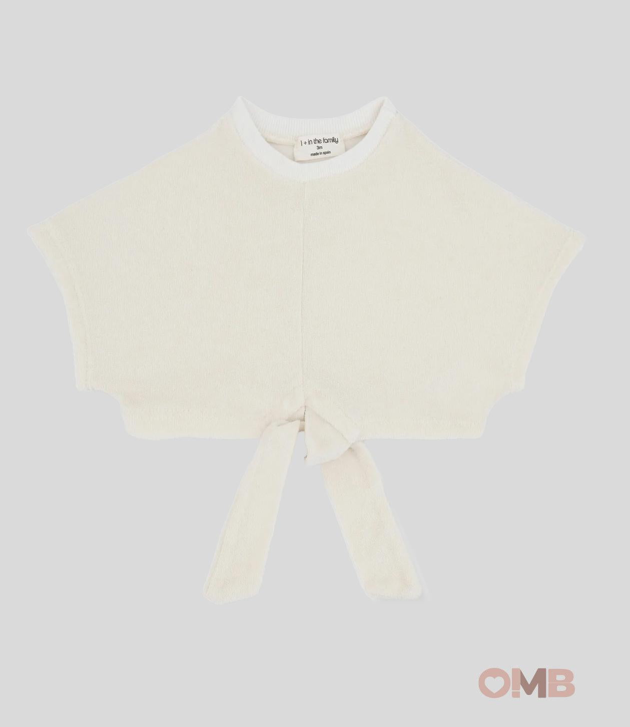 Top Neonata 1+inthefamily Aya bianco AYA BIANCO 1+INTHEFAMILY 