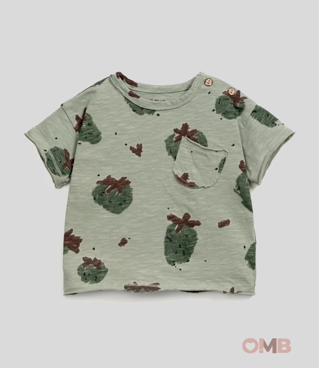 T-shirt neonato Play Up 11053 verde 11053 VERDE PLAY UP 