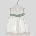 Abito Neonata Niseret 5507 bianco 5507 VERDE NISERET 