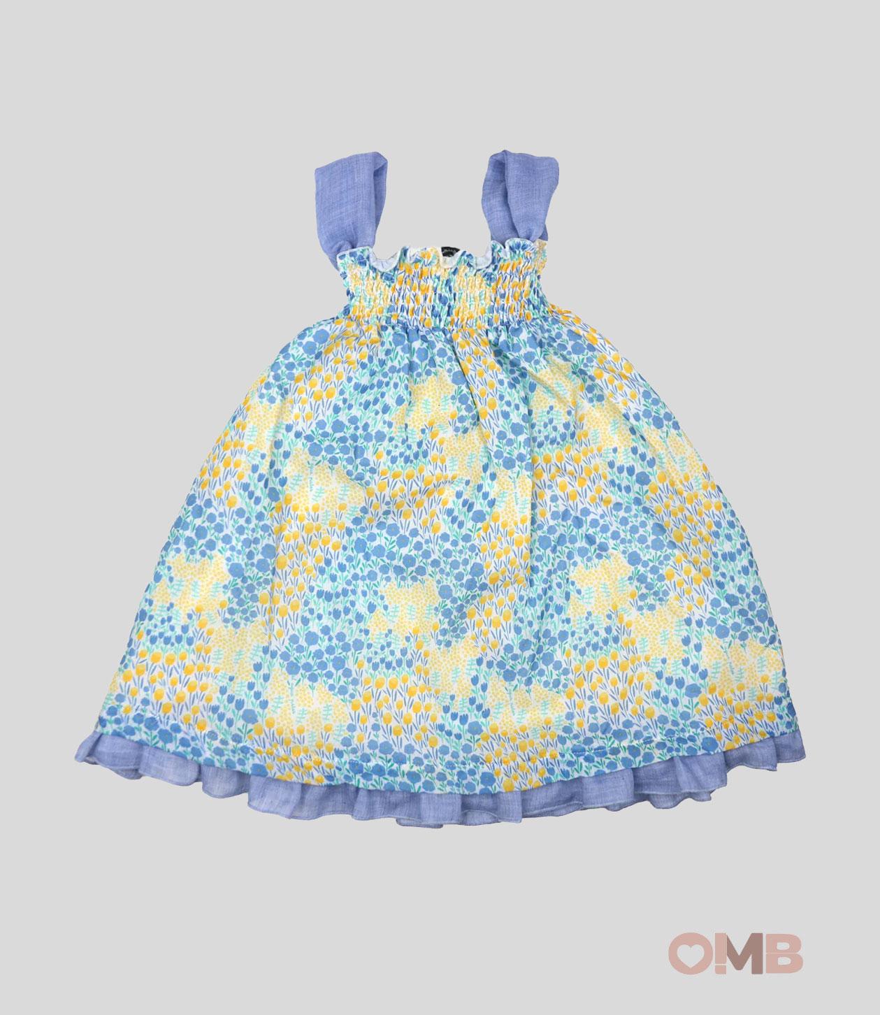 Abito Bambina Al Agua Patos 2561 Tuli giallo 2561 TULI AL AGUA PATOS 