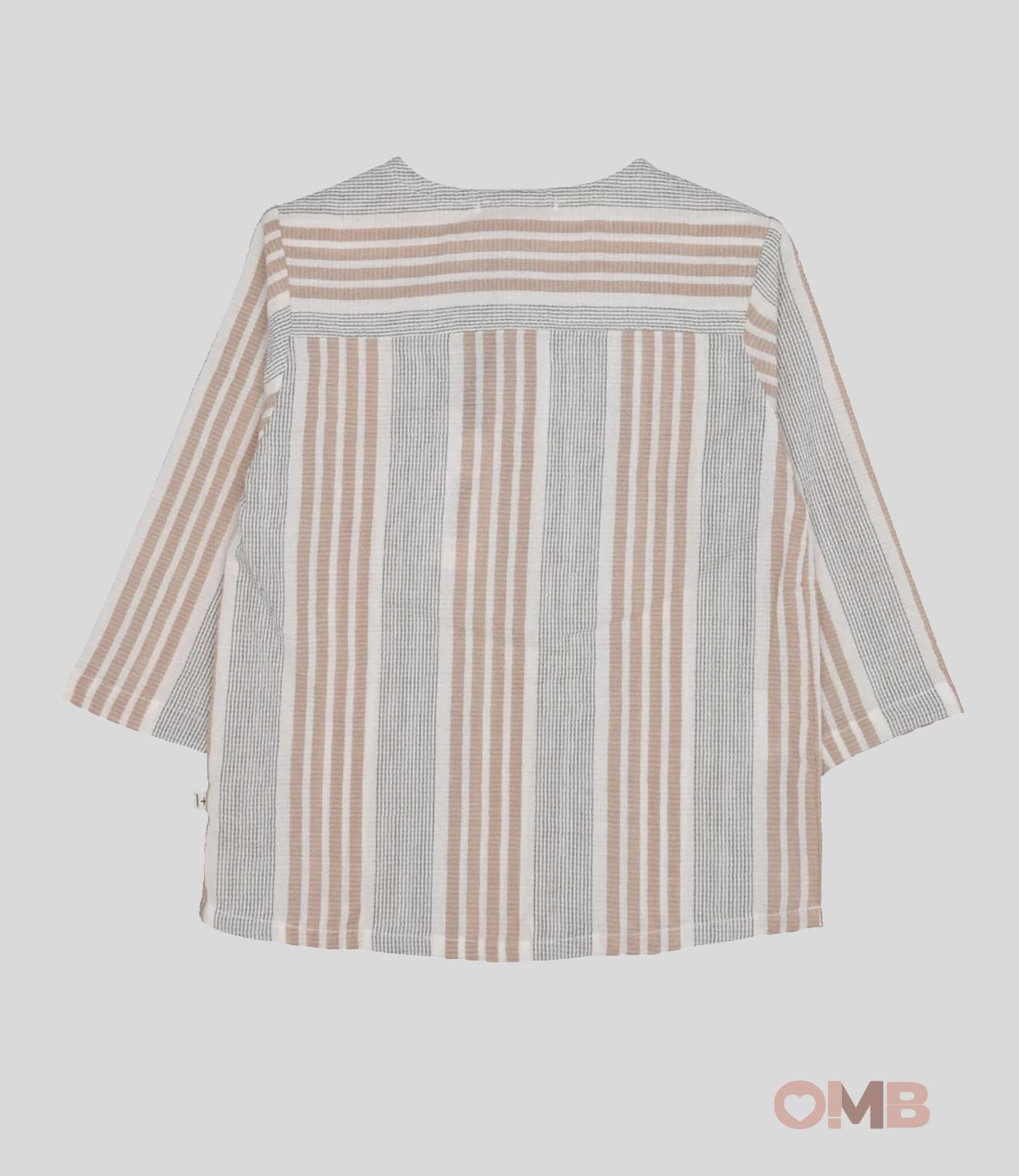 Camicia Neonato 1+INTHEFAMILY Enric petrolio ENRIC PETROLIO 1+INTHEFAMILY 