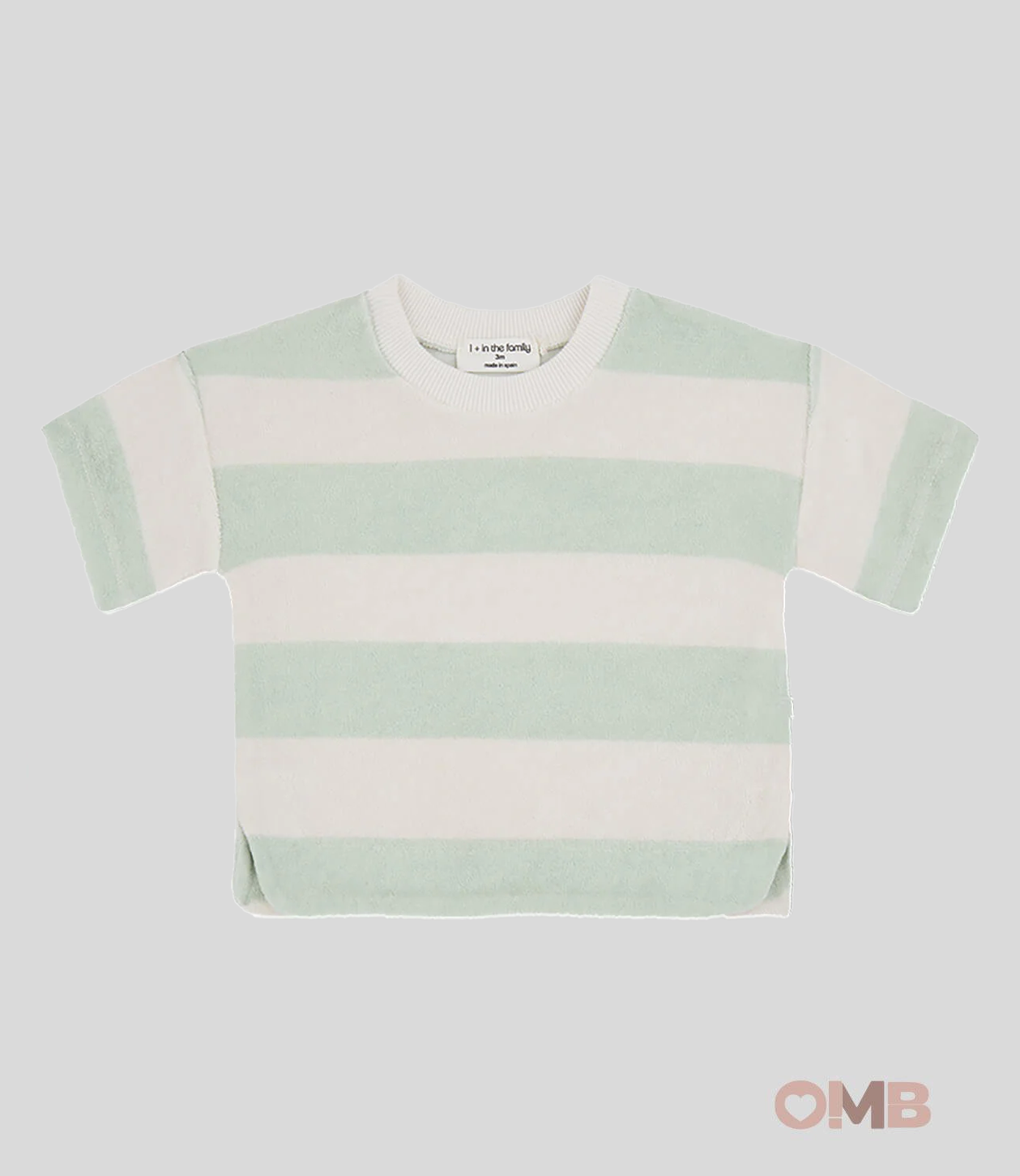 T-shirt Neonato 1+inthefamily Ricardo Verde RICARDO VERDE 1+INTHEFAMILY 