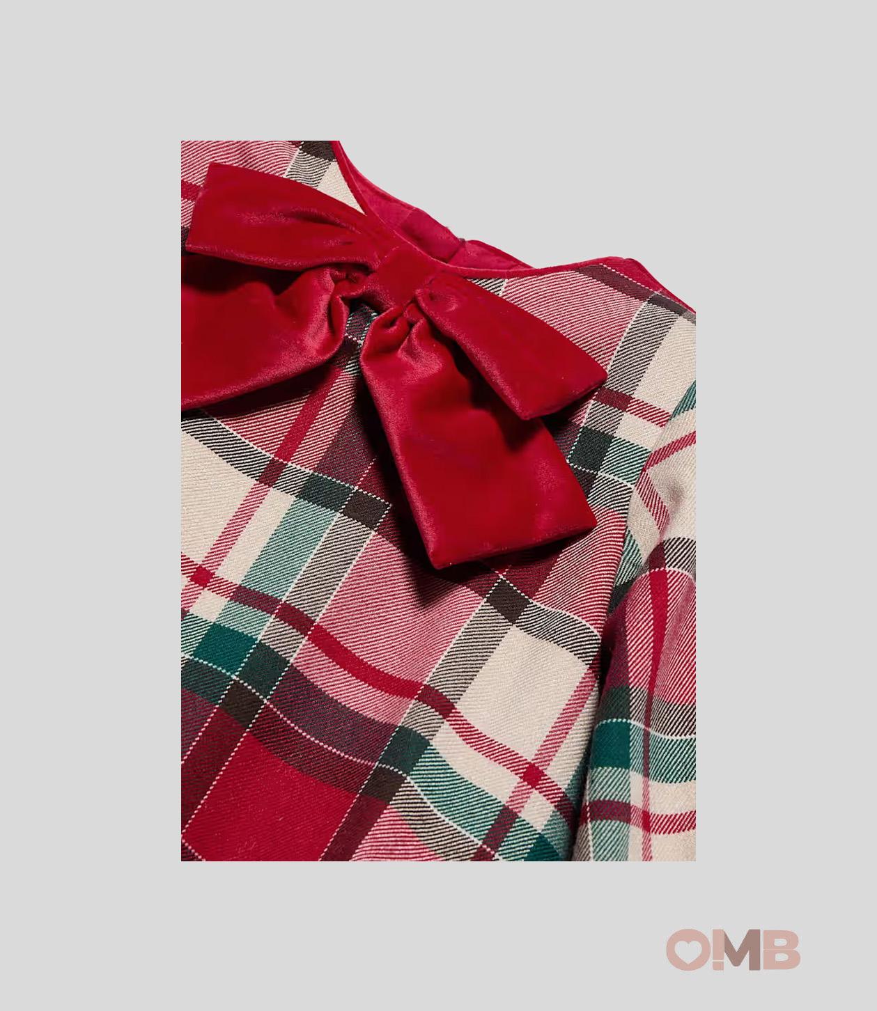 Abito neonata ABEL&LULA 5509 Rosso<BR/> 5509 QUADRI ABEL&LULA 