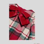 Abito neonata ABEL&LULA 5509 Rosso<BR/> 5509 QUADRI ABEL&LULA 