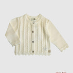 Cardigan MAGLIFICIO VERONA neonata 45446 Panna 45446 PANNA MAGLIFICIO VERONA 