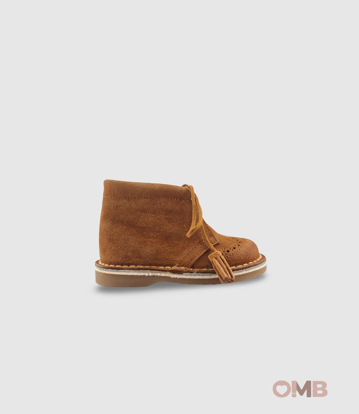 Polacchina PANYNO bambina B3320 Cognac B3320 PIEL SERRAJE COGNAC PANYNO 