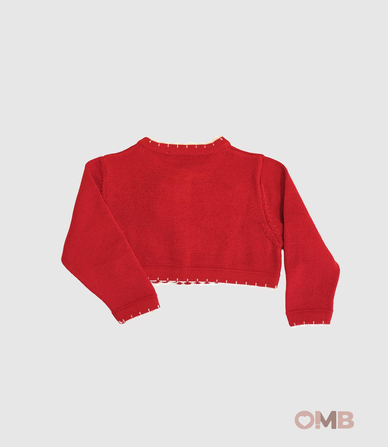 Cardigan MAGLIFICIO VERONA neonata 45428 Rosso 45428 ROSSO MAGLIFICIO VERONA 