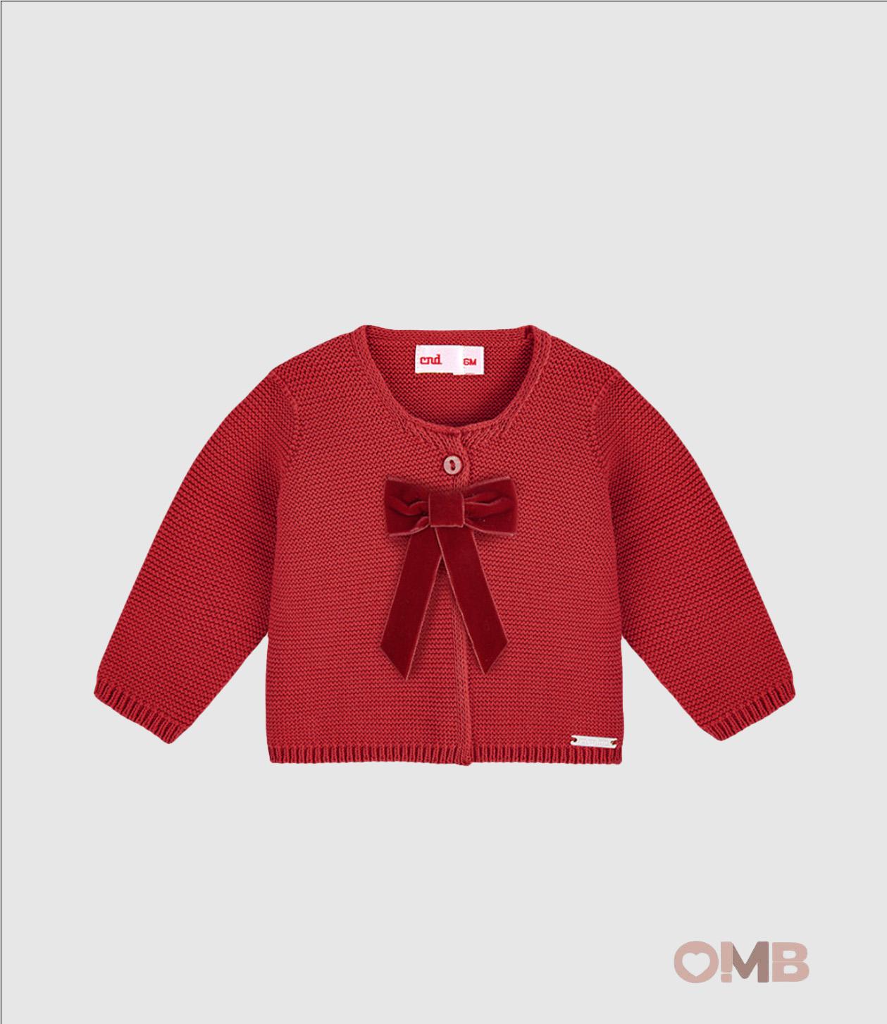 Cardigan Condor neonata 505 Rosso<BR/> 505 578 CONDOR 