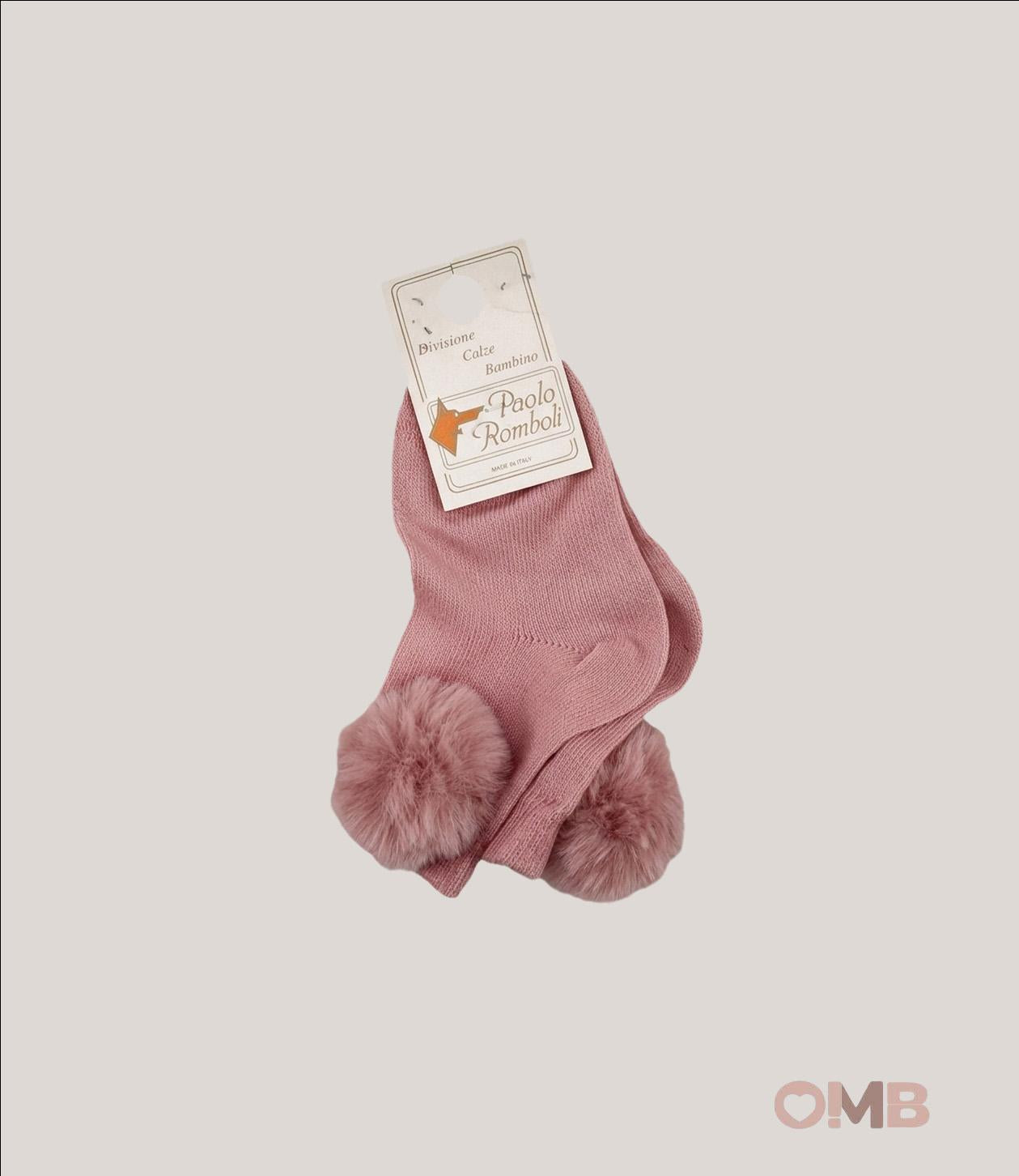 Calzini bambina PAOLO ROMBOLI BAC82 Rosa BAC82 ROSA ANTICO PAOLO ROMBOLI 