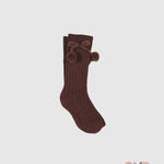 Calzini ILLYTRILLY  bambina CALZINO PON PON Marrone CALZINO PON PON MARRONE ILLYTRILLY 