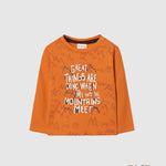 T-shirt BOBOLI bambino 339016 Caramello 339016 CARAMELLO BOBOLI 