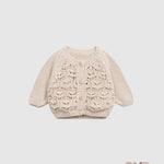 Cardigan PLAY UP bambina 11402 Beige 11402 BEIGE PLAY UP 