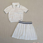 Completo bambina MAGLIFICIO VERONA 015516015520 Blu 015516-015520 BIANCO-BLU MAGLIFICIO VERONA 
