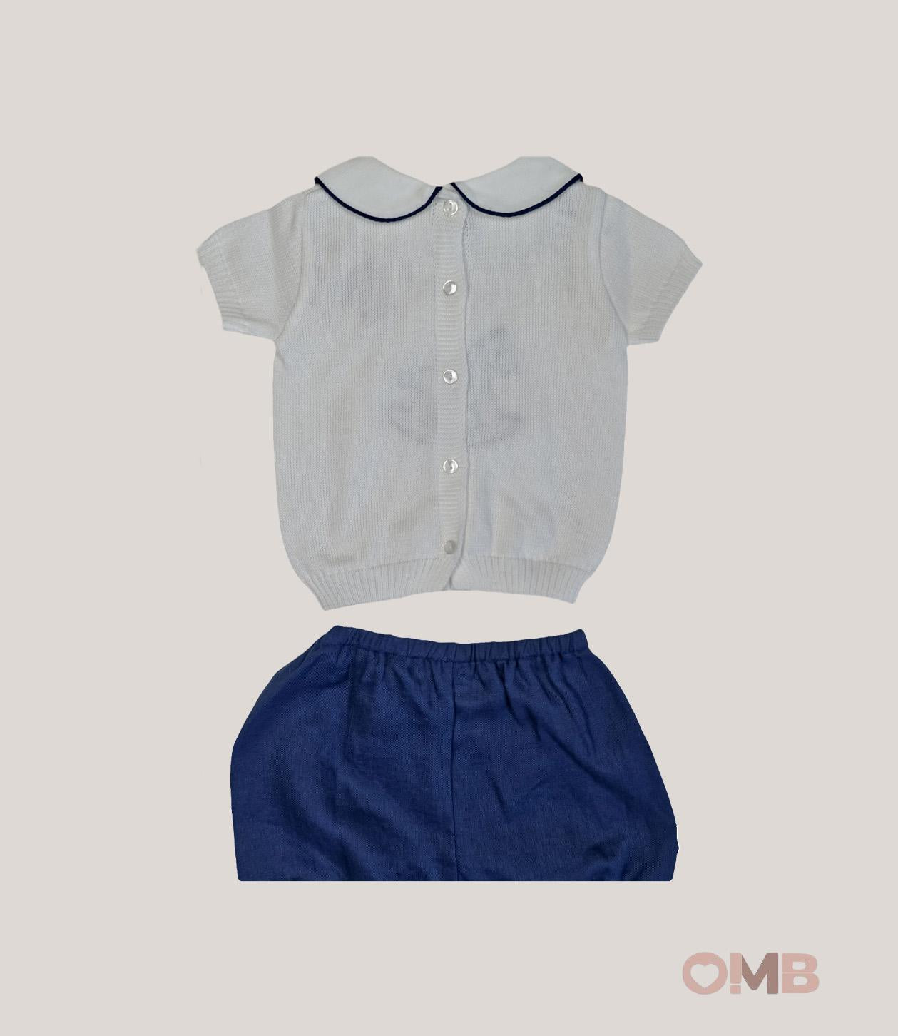 Completo BABY LORD neonato 593 Blu 593 BLU-BIANCO BABY LORD 