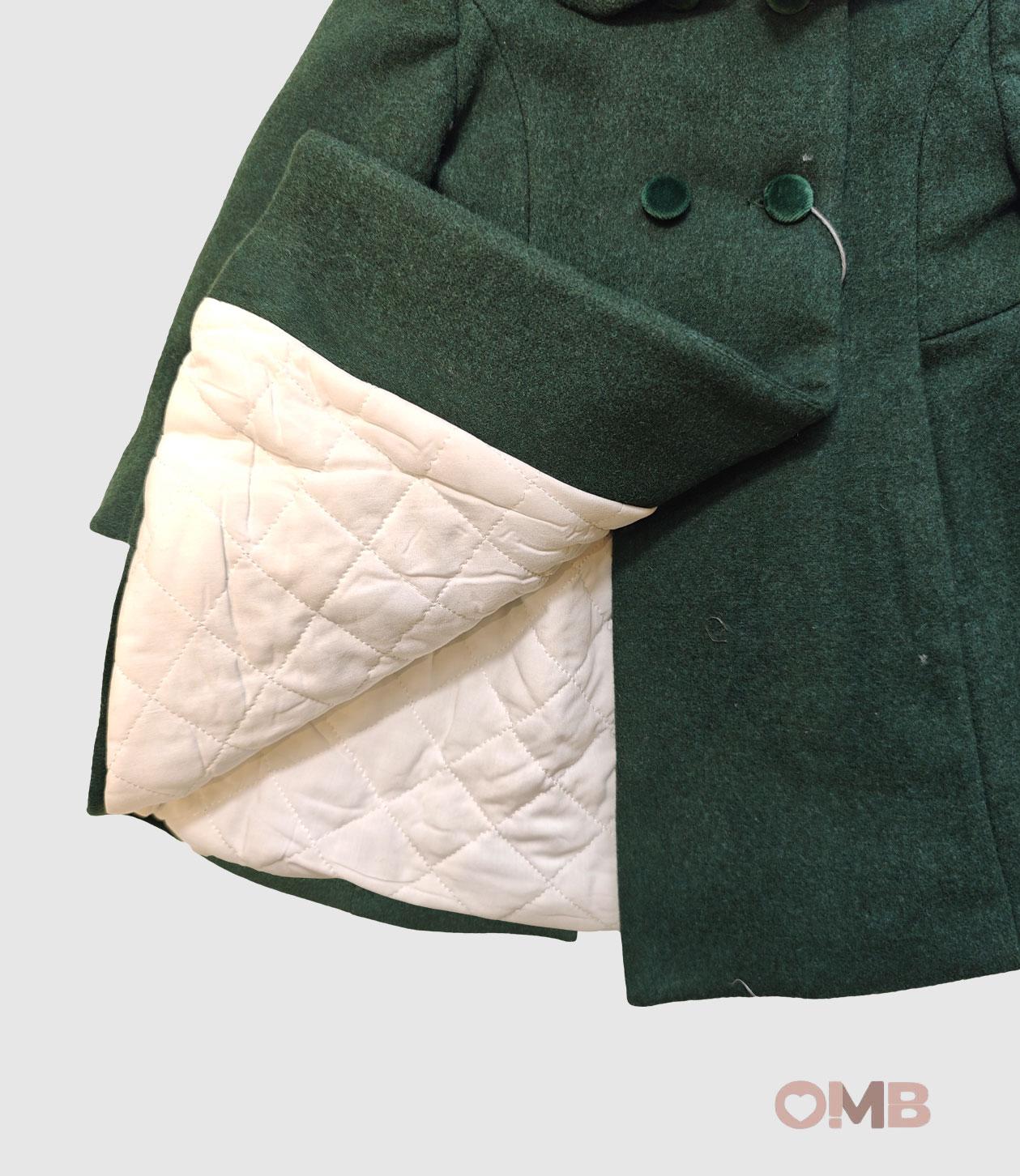 Cappotto BABY A. neonata F3341 Verde F3341 VERDE BABY A. 
