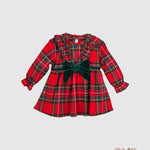 Abito CALAMARO BABY bambina 21284 Rosso 21284 ROSSO CALAMARO BABY 