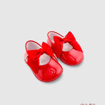 Scarpe culla PANYNO neonata A3501 Rosse A3501 PIEL CHAROL ROJO PANYNO 