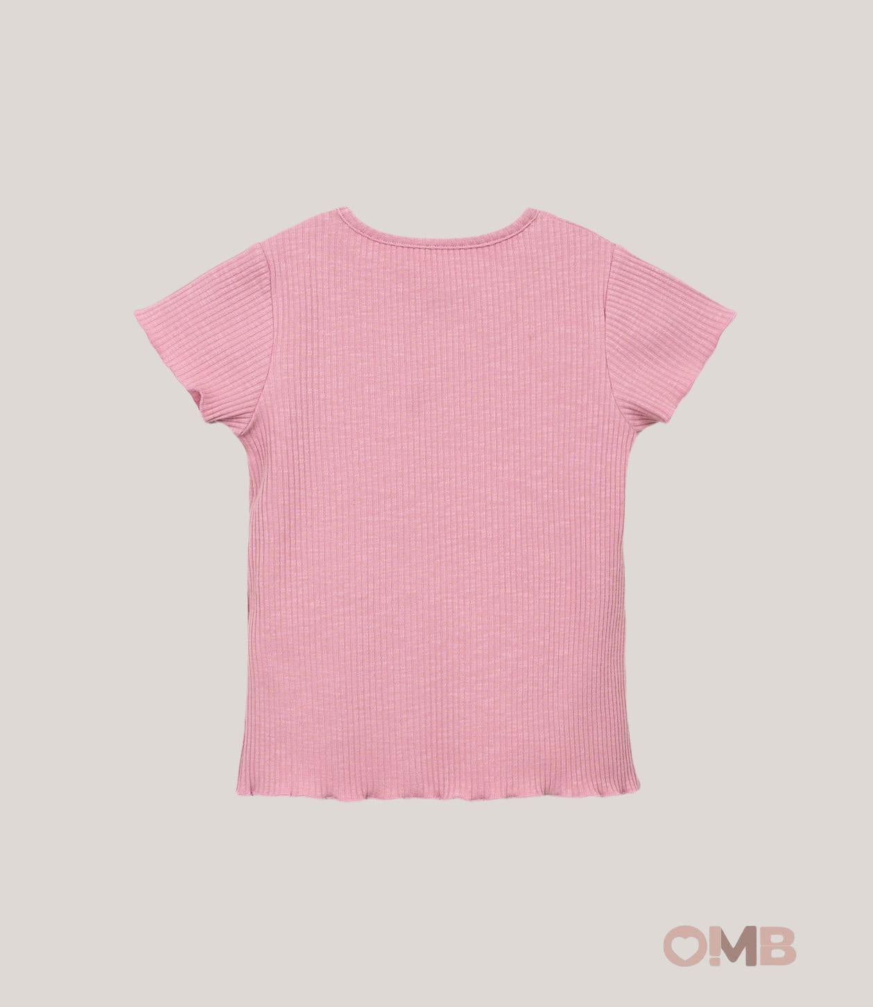 T-shirt bambina PLAY UP 4AS10901 Rosa<BR/> 4AS10901 ROSA PLAY UP 