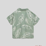 Camicia bambino Play Up 11252 verde 11252. VERDE PLAY UP 