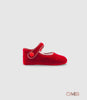 Scarpe culla PANYNO neonata A2501 Rosse
