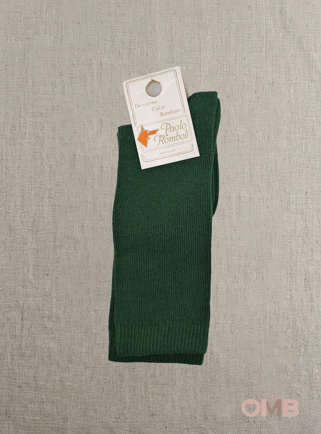 Calzini bambino PAOLO ROMBOLI BAL65 Verde BAL65 VERDE PAOLO ROMBOLI 