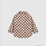 Camicia Play Up bambino 3AR11251 Marrone 3AR11251 QUADRI PLAY UP 