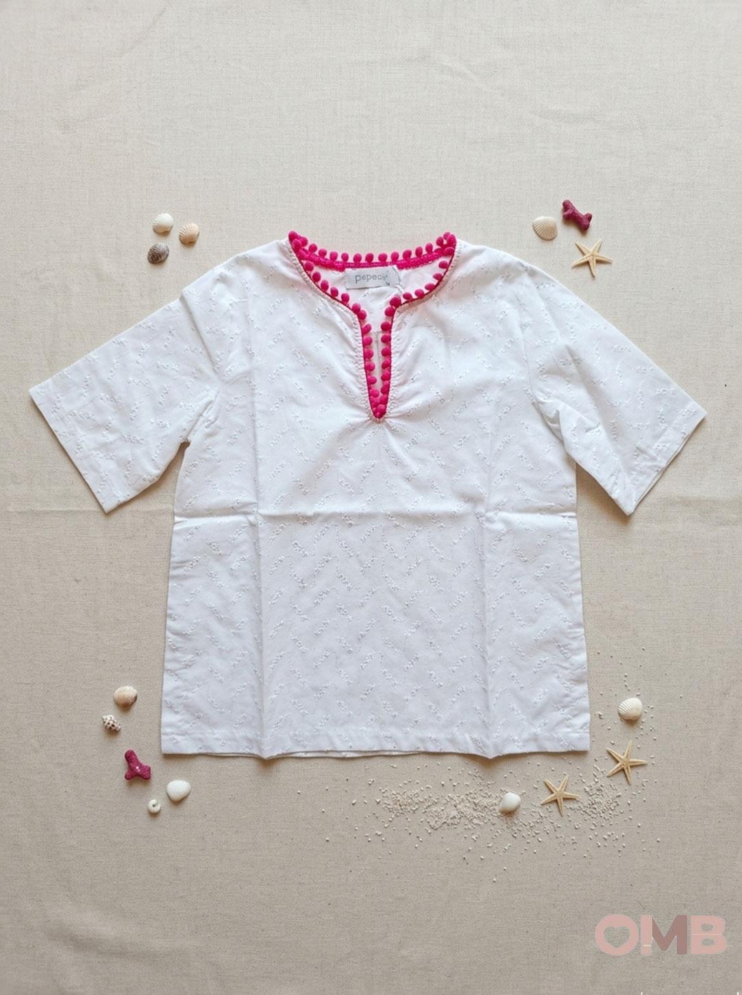 Kaftano neonata PEPECE' 526 Bianco 526 BIANCO PEPECE' 