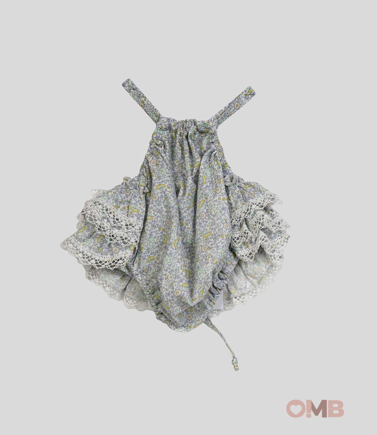 Costume neonata Emma G 015L Liberty azzurro 015L LIBERTY EMMAG 