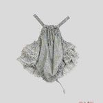 Costume neonata Emma G 015L Liberty azzurro 015L LIBERTY EMMAG 