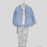 Completo Neonato BABY A. F3223 Azzurro F3223 AZZURRO BABY A. 