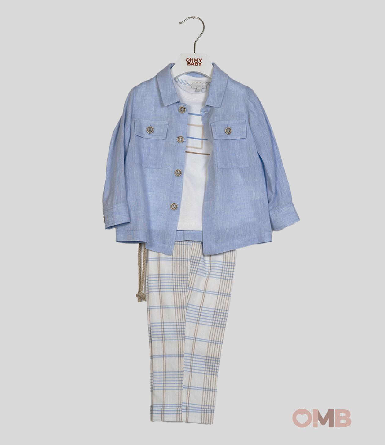 Completo Neonato BABY A. F3223 Azzurro F3223 AZZURRO BABY A. 