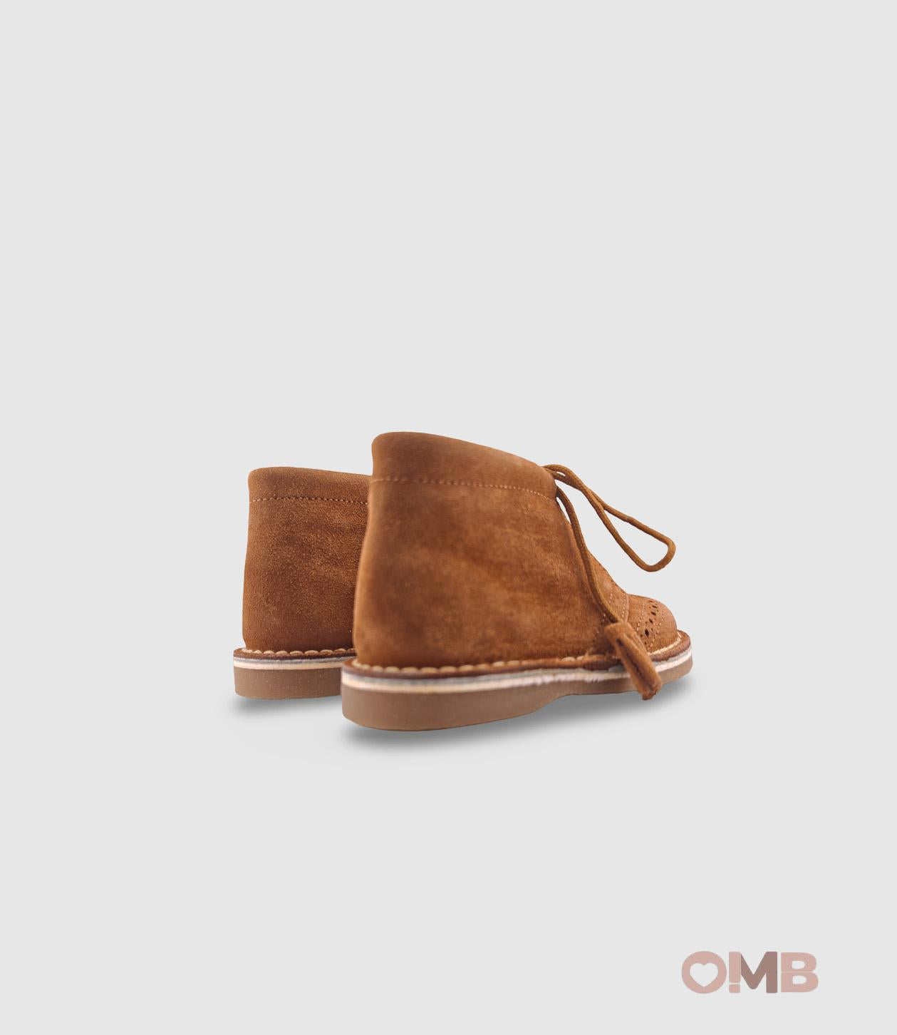 Polacchina PANYNO bambina B3320 Cognac B3320 PIEL SERRAJE COGNAC PANYNO 