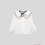 Blusa Abel&Lula bambina 5612 Crema 5612 CREMA ABEL&LULA 