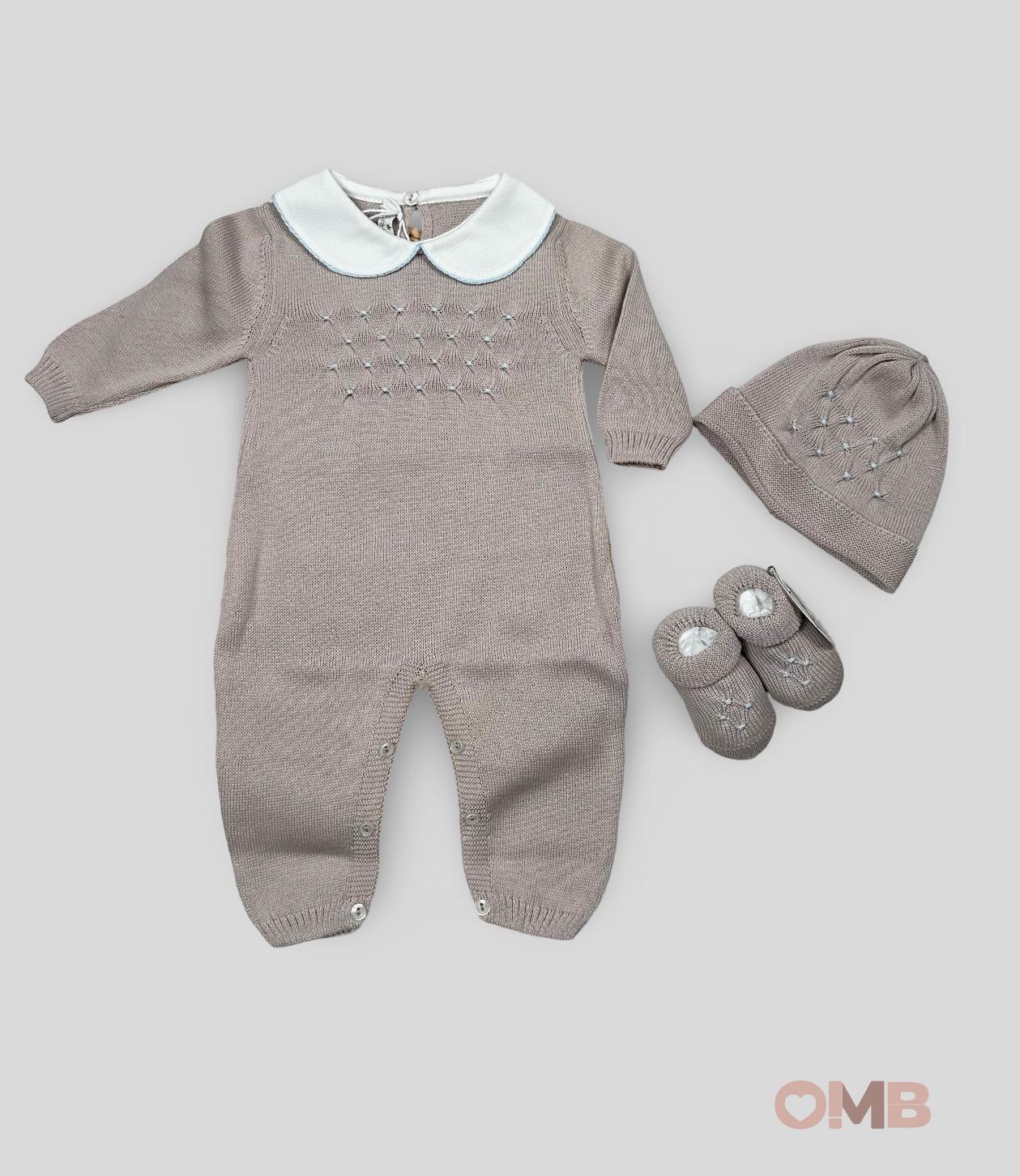 Tutina Neonato BABY LORD 388 Beige 388 SABBIA BABY LORD 