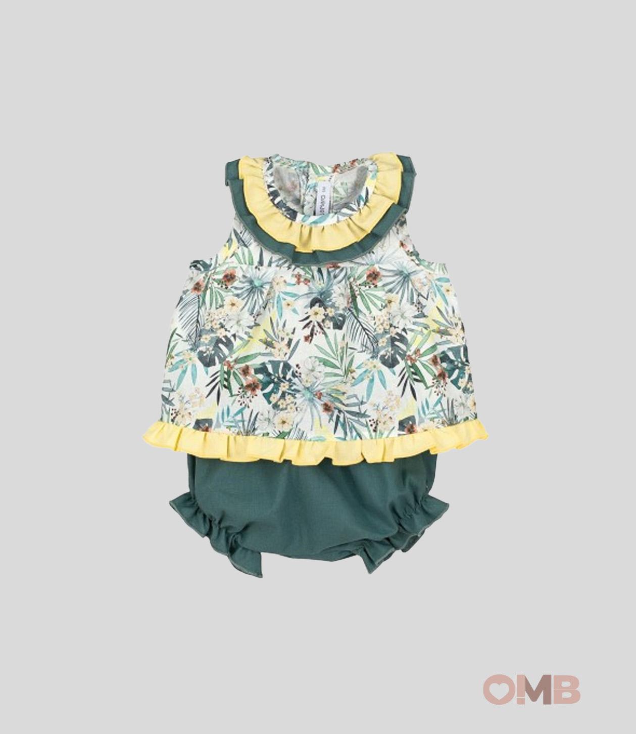 Completo Neonata CALAMARO BABY 17807 Verde 17807 VERDE CALAMARO BABY 
