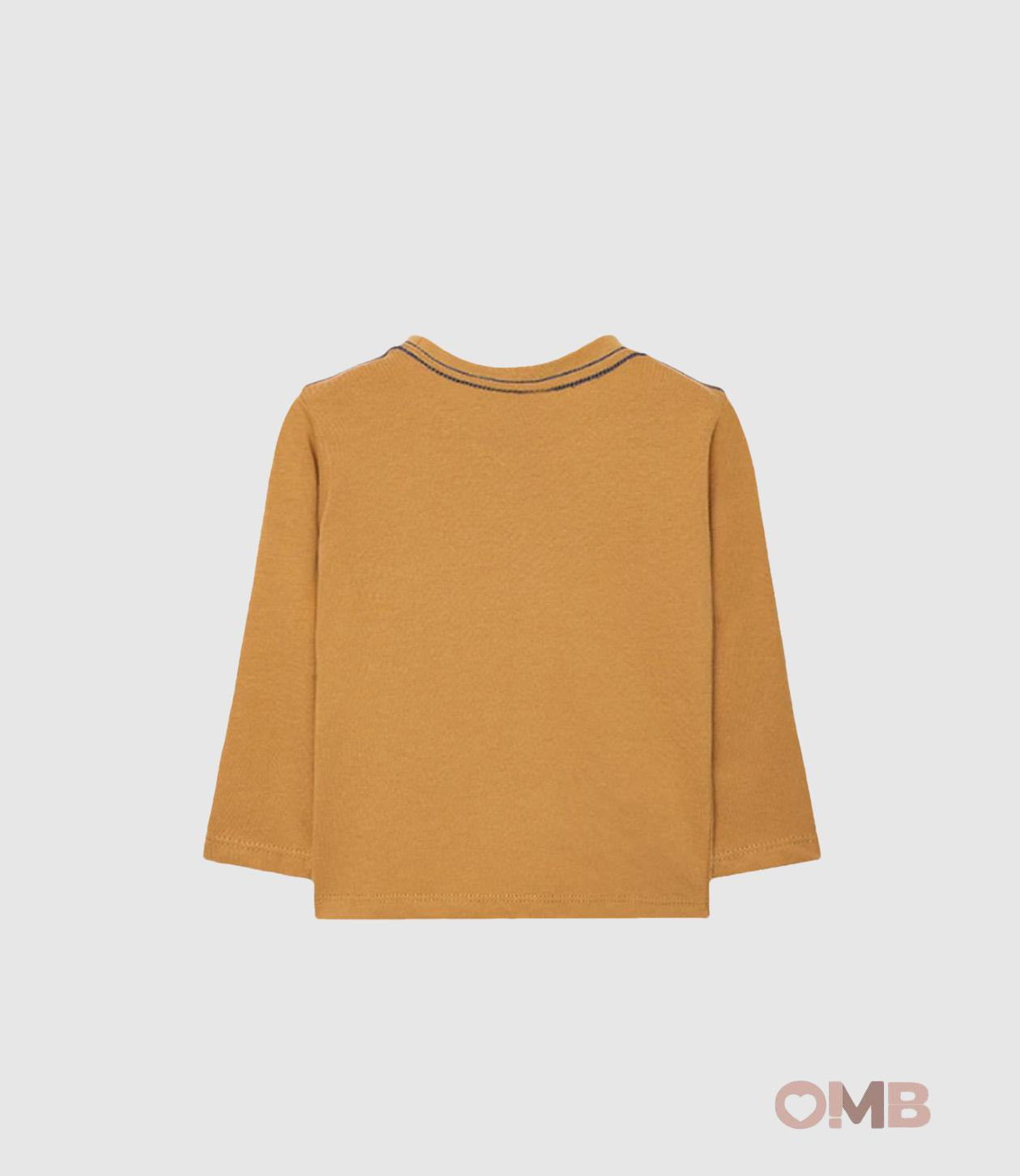 T-shirt Boboli bambino 302072 Senape 302072 SENAPE BOBOLI 