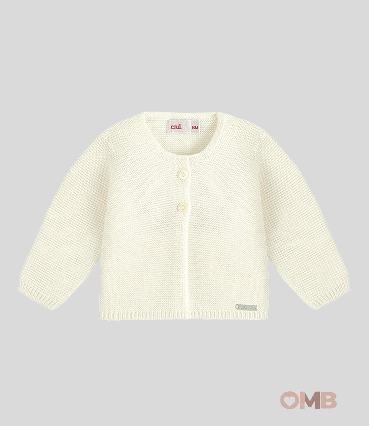 Cardigan neonata Condor 511 Latte manica lunga punto legaccio bottoncini 511 202 CONDOR 